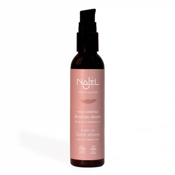 Huile d'Amande Douce certifiée Bio – 80 ml – Najel