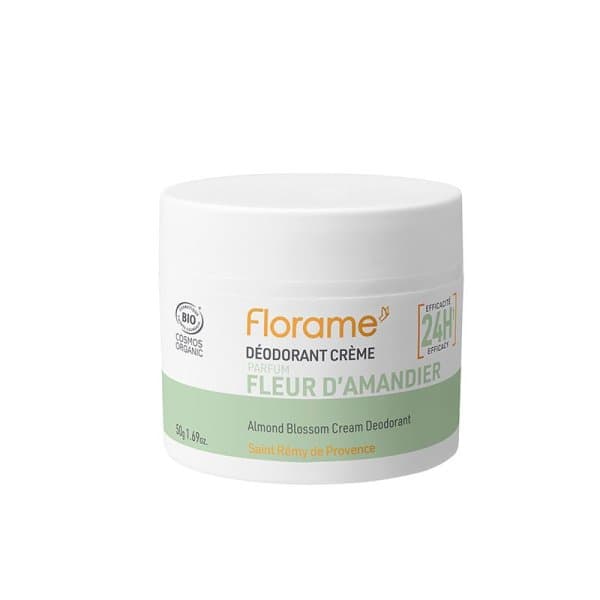Déodorant Crème Bio - Fleur d'Amandier – 50 g – Florame