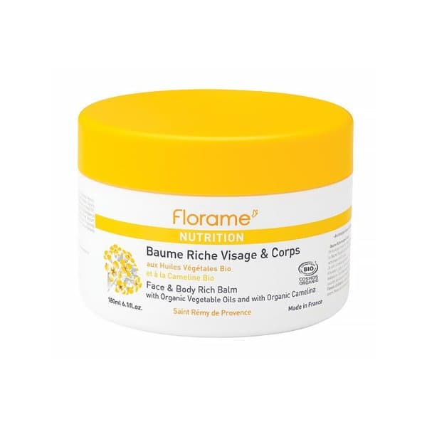 Baume Riche Visage & Corps aux Huiles Bio - 180 ml - Florame