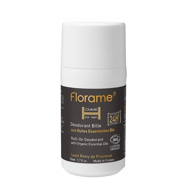 Déodorant Homme Bio Roll-On (bille) - 50 ml - Florame