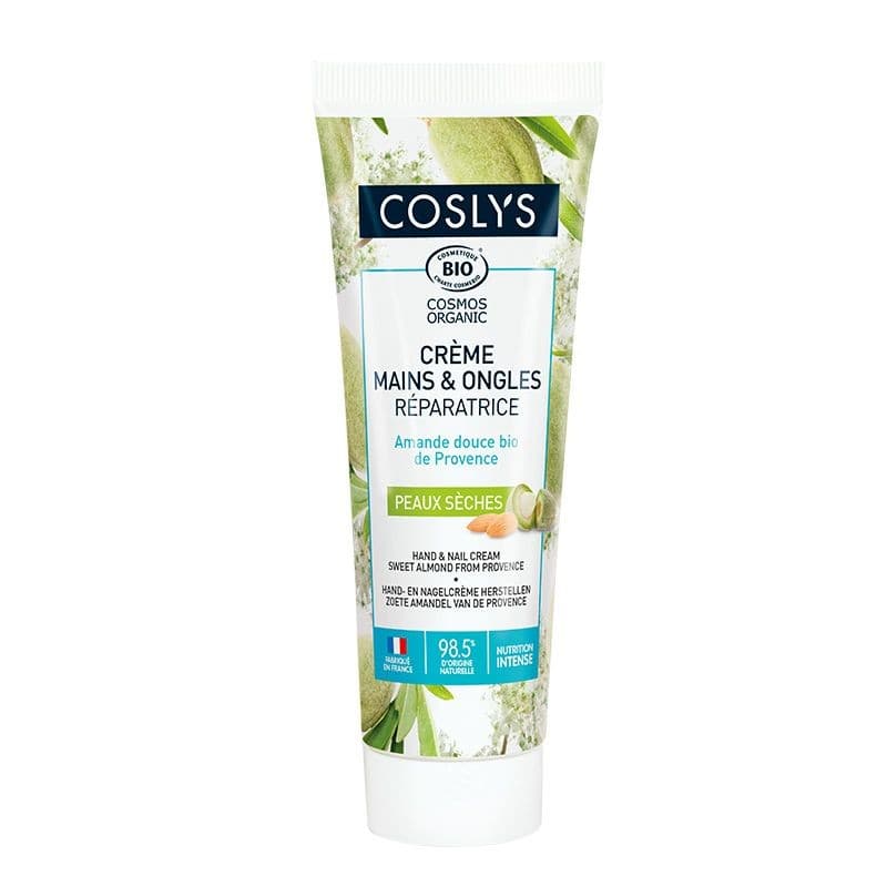 Crème mains et ongles réparatrice - Amande Douce Bio de Provence - 50 ml - Coslys