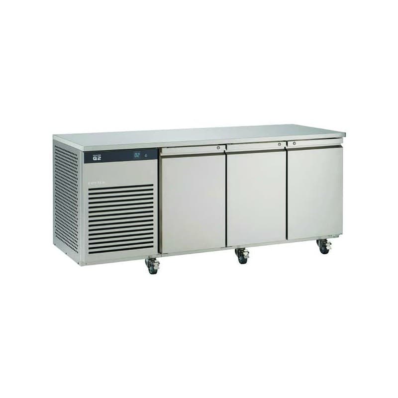 Comptoir réfrigéré positive inox 3 portes 435L FOSTER