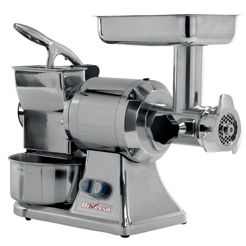 Combiné hachoir n°22 à viande et râpe à parmesan DIVERSO