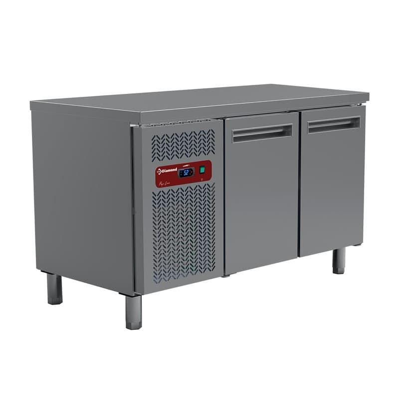 Table frigorifique, ventilée, 2 portes GN 1/1,260L DIAMOND
