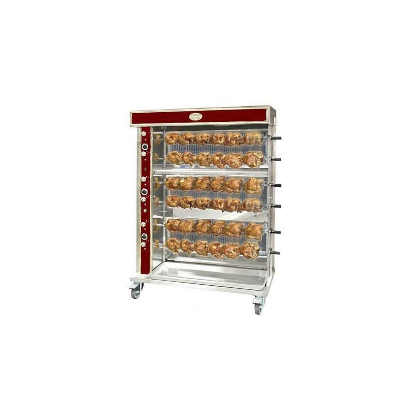 Rotissoire a poulets gaz 6 broches LéGende Inotech