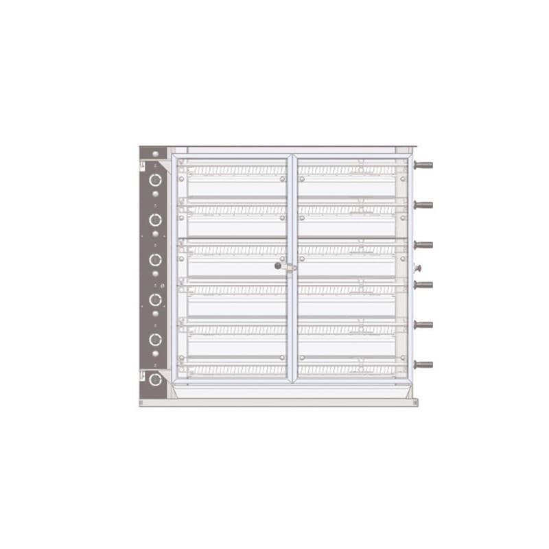 Rotissoire confort a poulets gaz Moteur a gauche Inotech