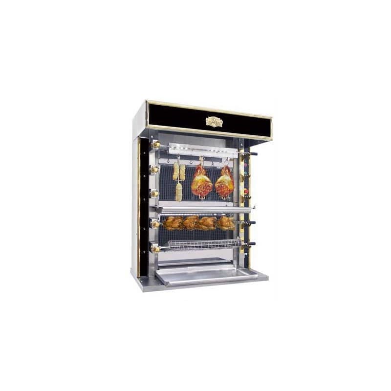 Rôtissoire Séduction a gaz Série étroite 3 broches Inotech