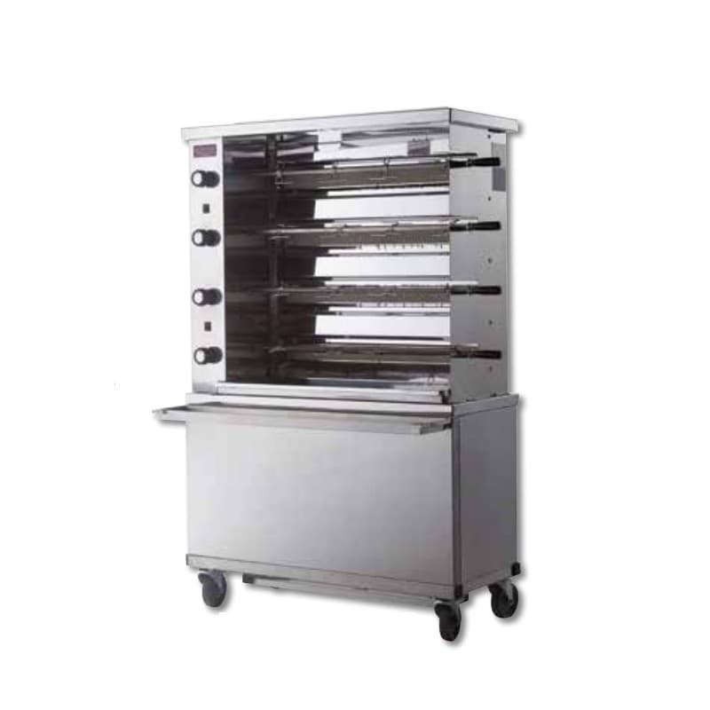 Rôtissoires gaz verticales Prélude 2 4 broches Inotech