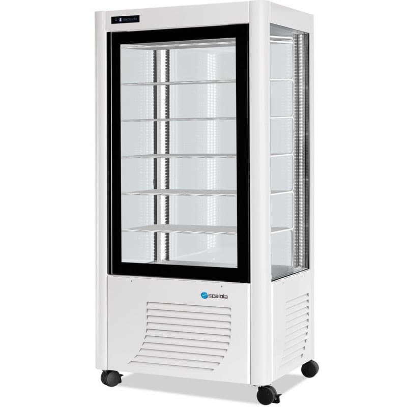Vitrine 4 faces réfrigérée Négative SCAIOLA