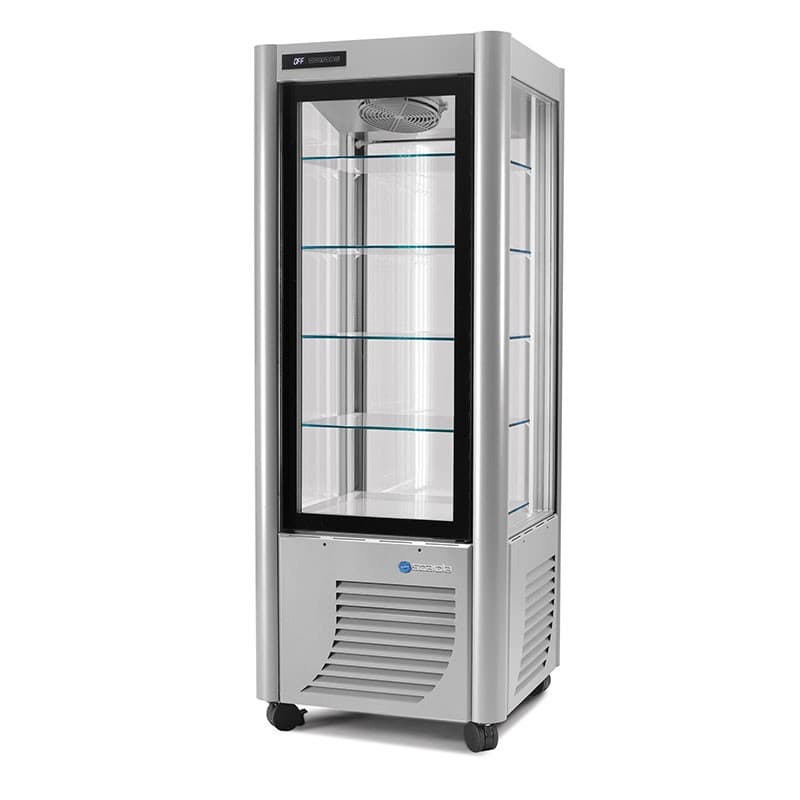 Vitrine 4 faces réfrigérée Négative SCAIOLA