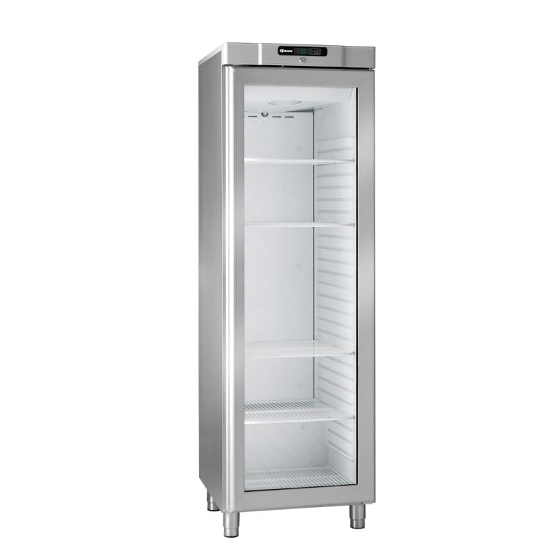 Armoire de congélation inox -25/-5°C - 266L Porte vitrée GRAM