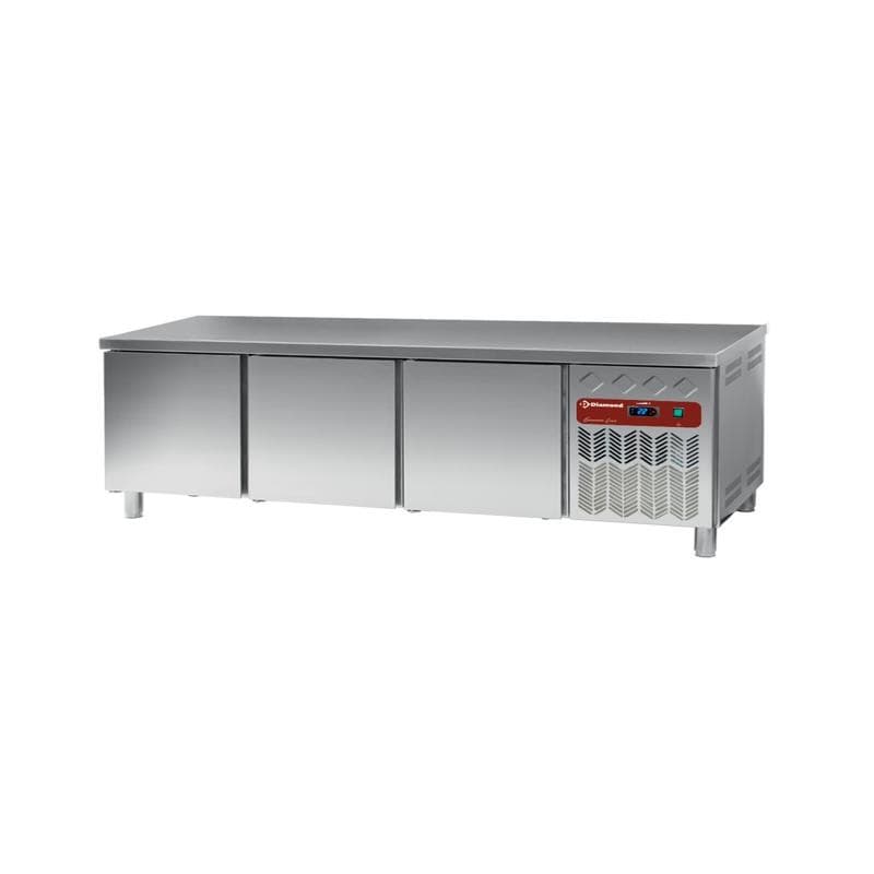 Table frigorifique ventilé 3 portes (600x400) 550L DIAMOND