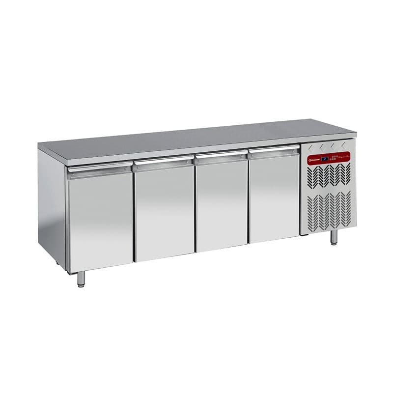 Table de congélation ventilée, 4 portes EN 600x400 DIAMOND