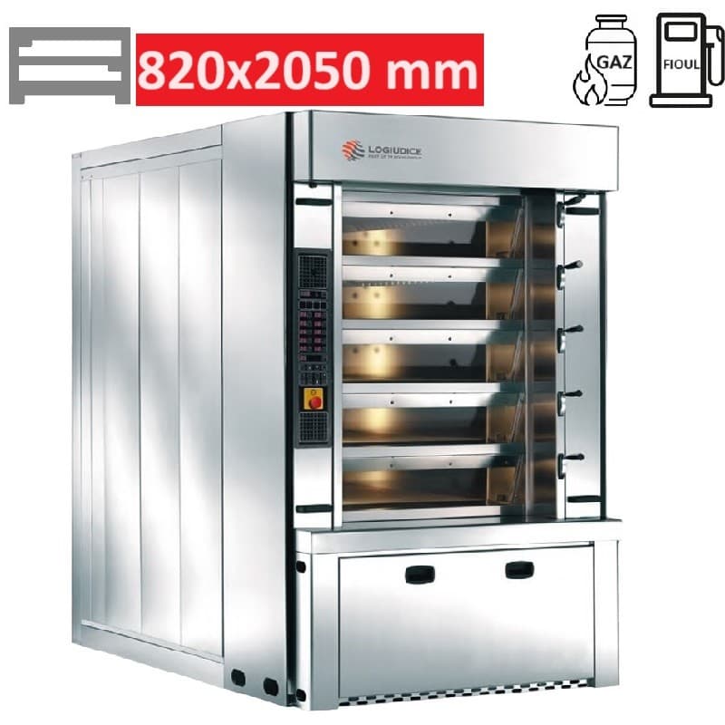 Four à tubes annulaires 5 chambres 820x2050 MINISTAR LOGIUDICE FORNI
