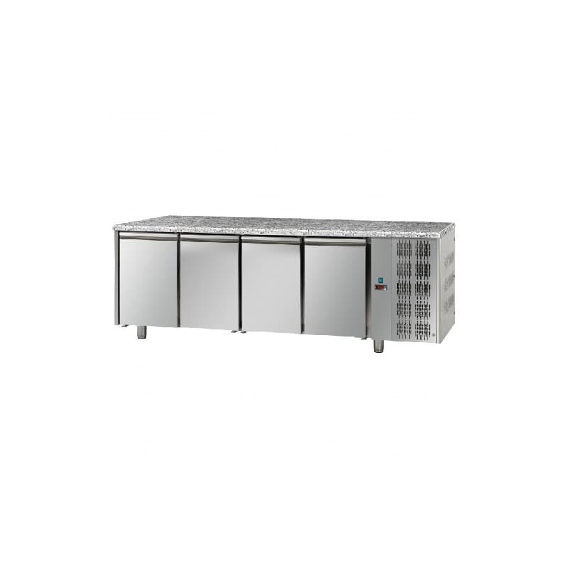 Table Réfrigérée 600x400 4 Portes-Dessus Granit Tecnodom