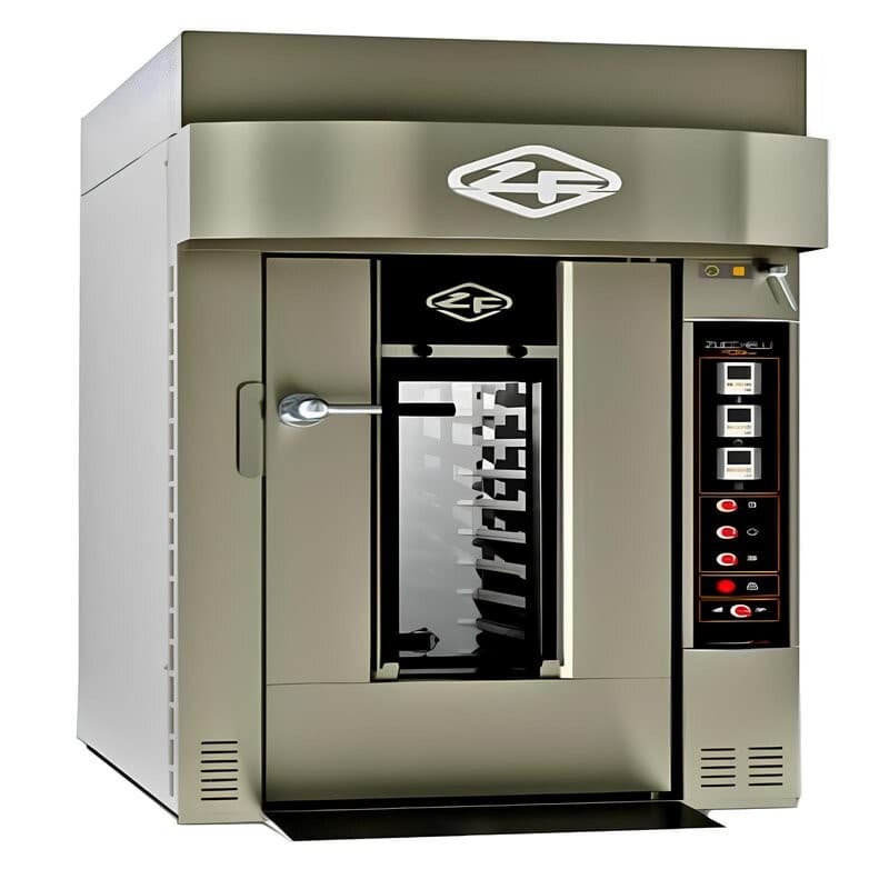 Four rotatif compact Gaz/Fioul 12 plaques 600x800 Zucchelli