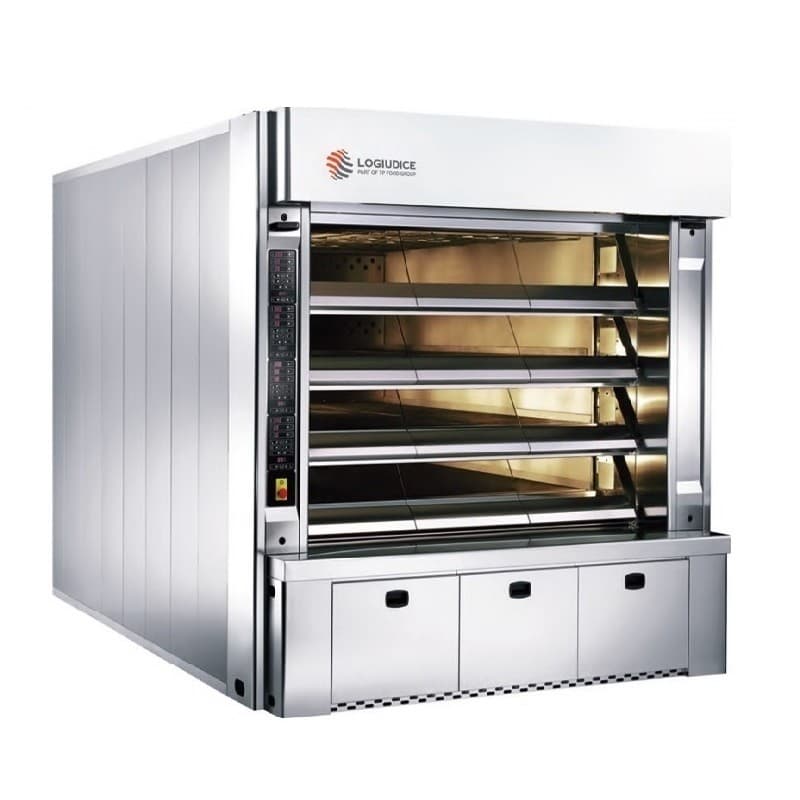 Four a sole électrique 12 Bouches de 76 - L 228 x P 245 LOGIUDICE