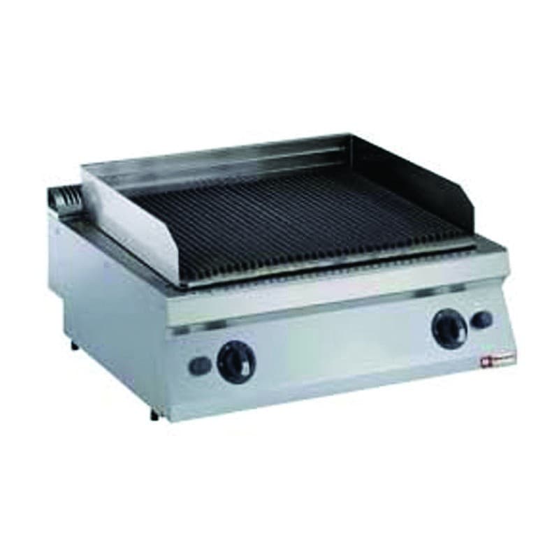 Grill à pierre de lave gaz double DIAMOND
