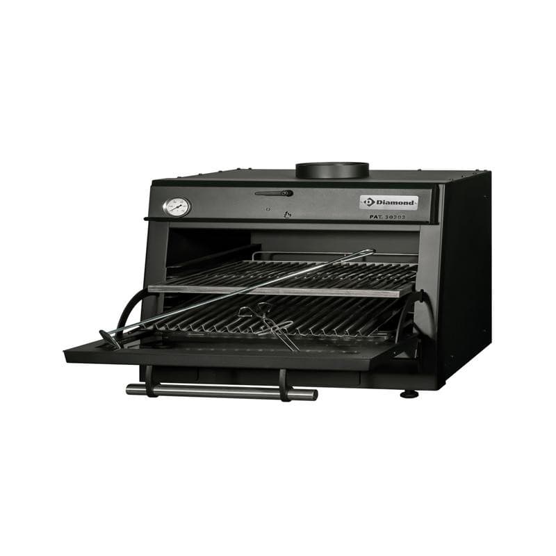 Four-BBQ Ã charbon, GN 1/1 (60 Kg/h) DIAMOND