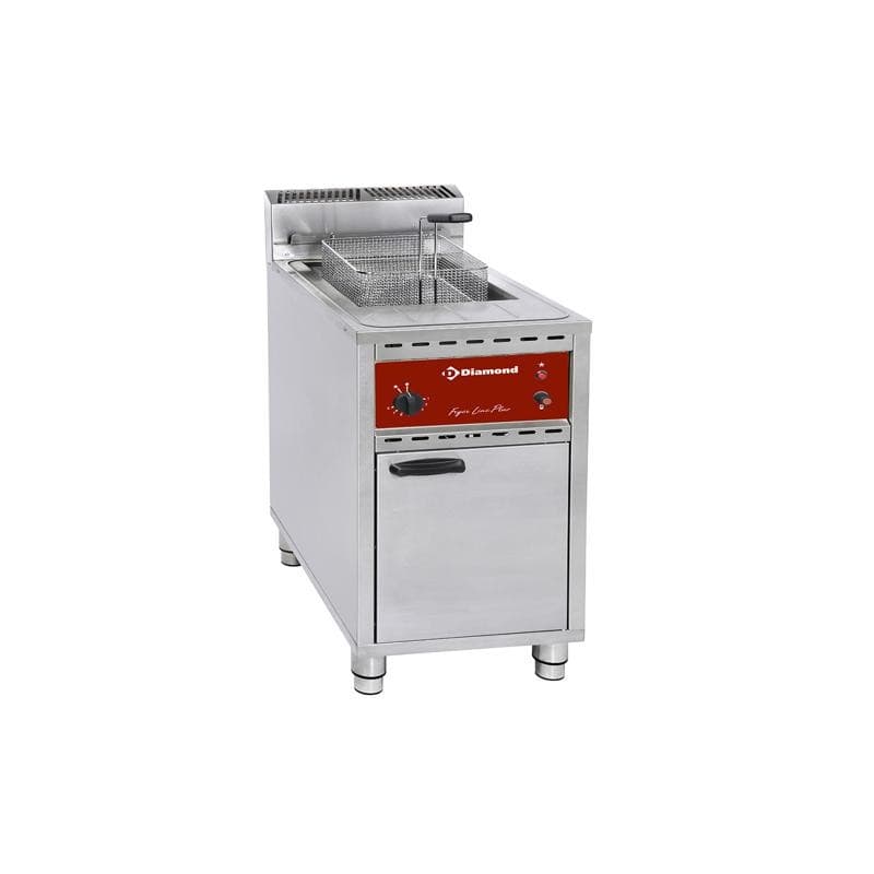 Friteuse gaz 1 cuve 16 lit sur meuble Diamond DIAMOND