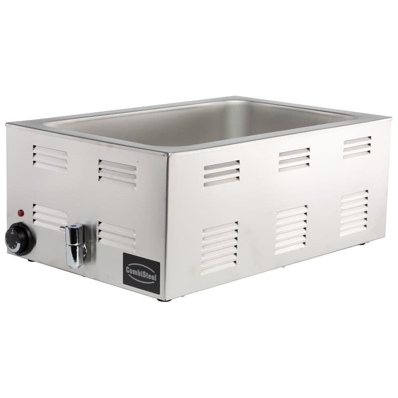 BAIN-MARIE AVEC ROBINET DE VIDANGE COMBISTEEL