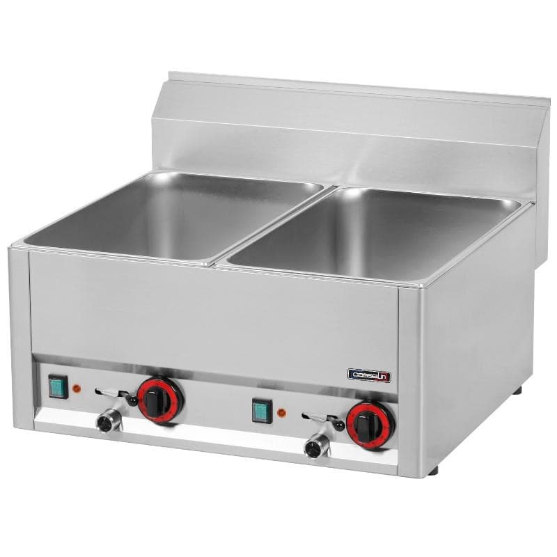 Double bain-marie GN 1/1 avec vannes de vidange 66 CASSELIN