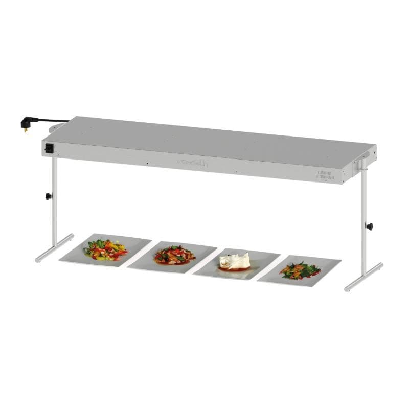 Rampe chauffante infrarouge double avec éclairage 1500 CASSELIN