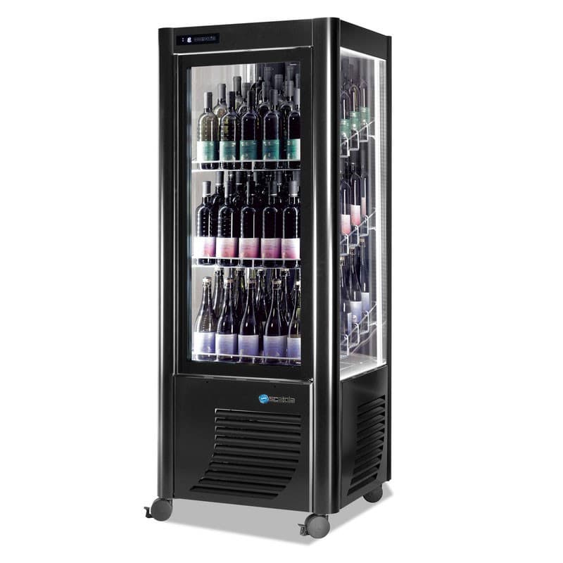 vitrine caviste Affichage 3 côtés SCAIOLA