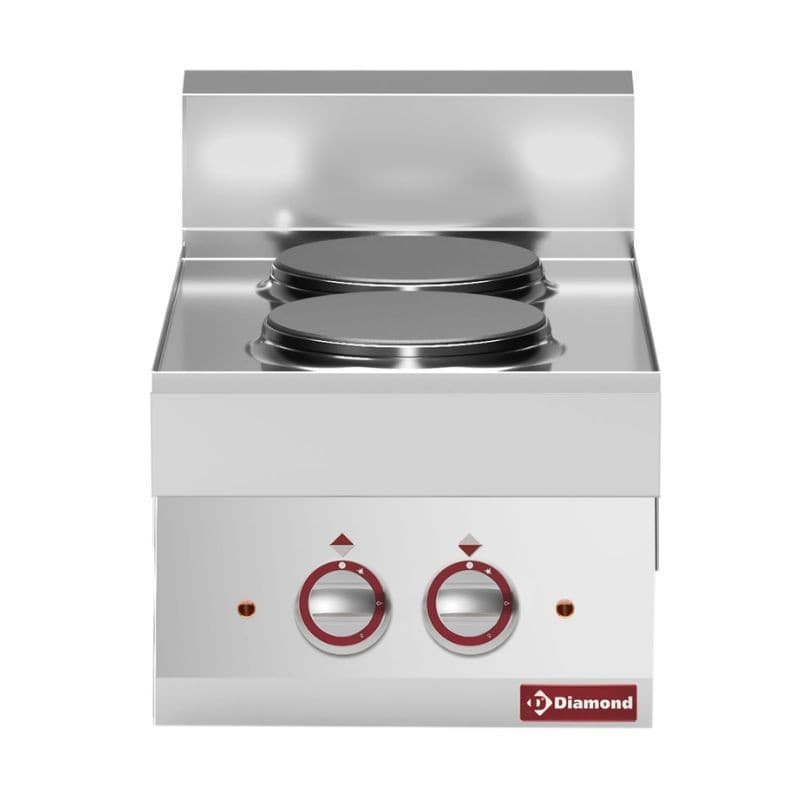 Fourneau électrique 2 plaques 400x650 mm DIAMOND DIAMOND