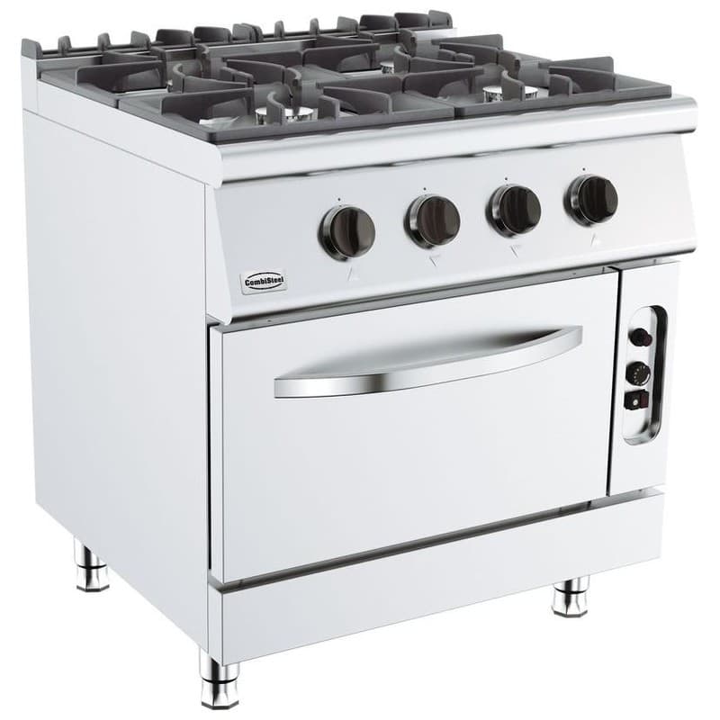 BASE 700 CUISINIERE A GAZ 4 BR. AVEC FOUR À GAZ COMBISTEEL