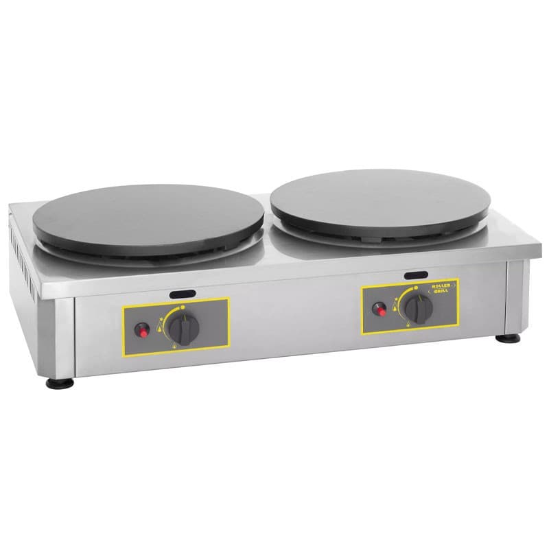Crêpière professionnelle gaz double 2 x Ø350 mm ROLLER GRILL