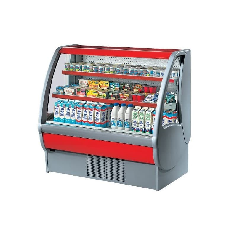 Vitrine réfrigérée centrale service libre 1360mm EUROFRED