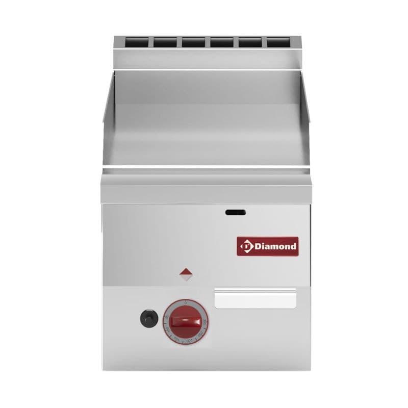 Plaque de cuisson gaz surface lisse chrome Top DIAMOND