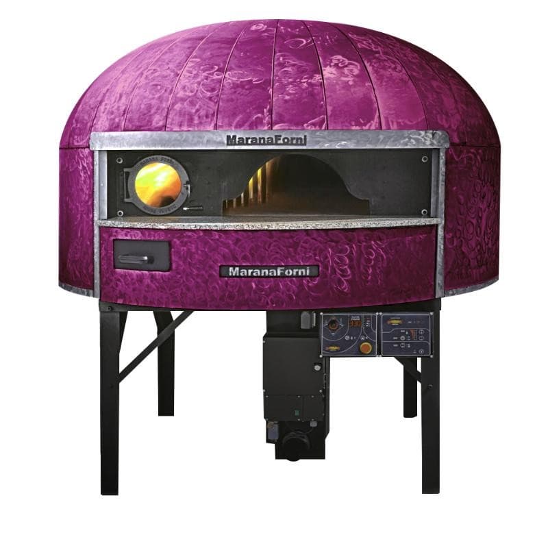 Four à Pizza Napolitain Rotatif système de Bois Marana Forni