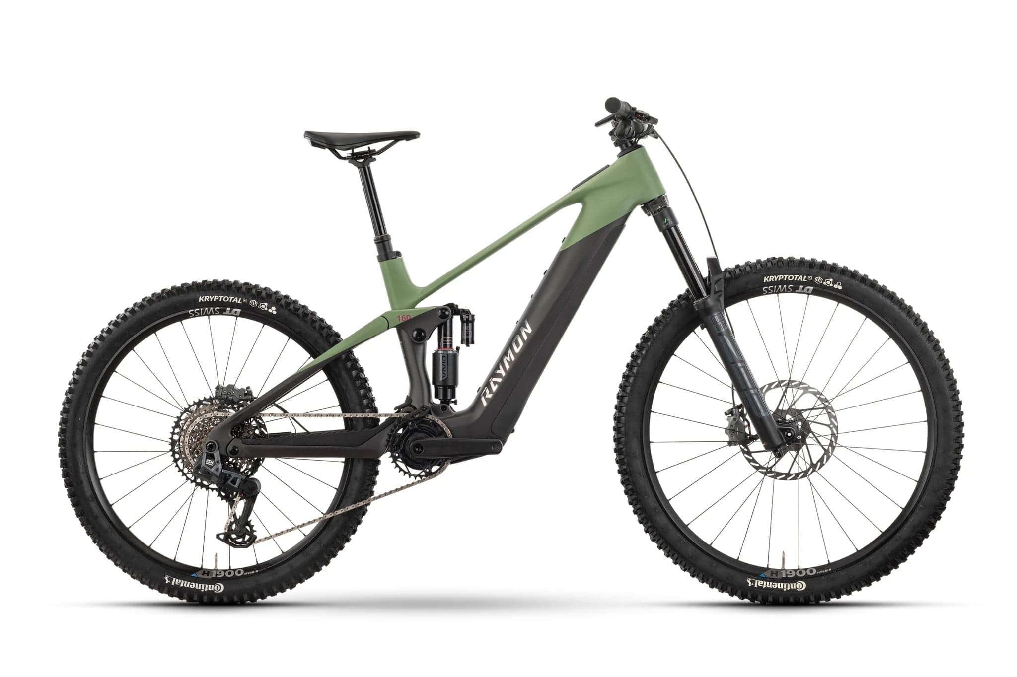 Raymon Tarok Pro carbon/reseda groen/violet - XL
