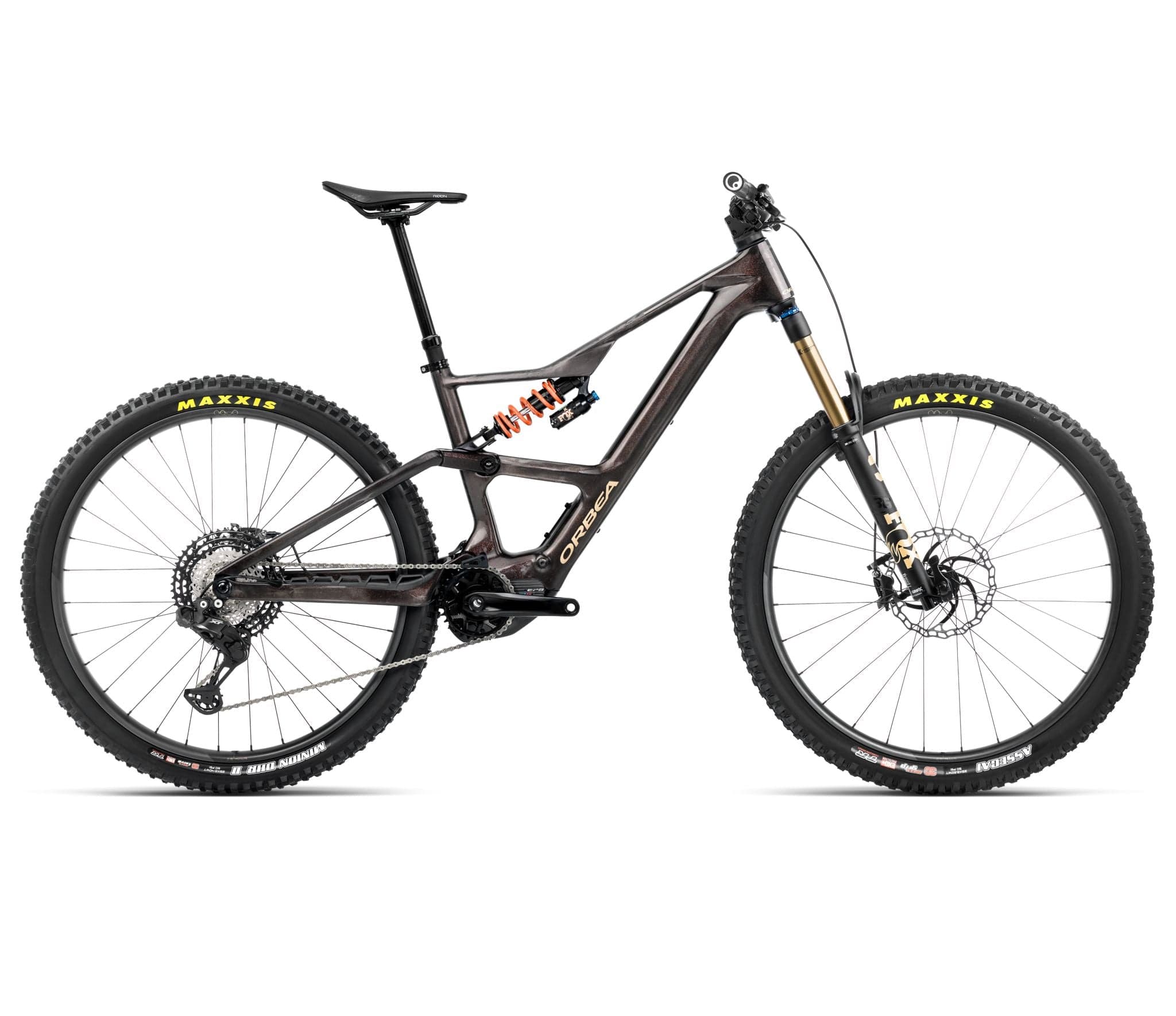 Orbea RISE LT M-TEAM 630W Cosmic Carbon View - Golden Zand - M