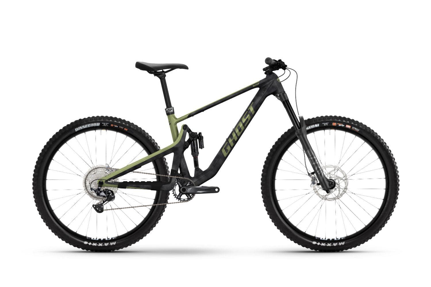 Ghost Riot Trail Pro carbon/licht kaki - mat - L
