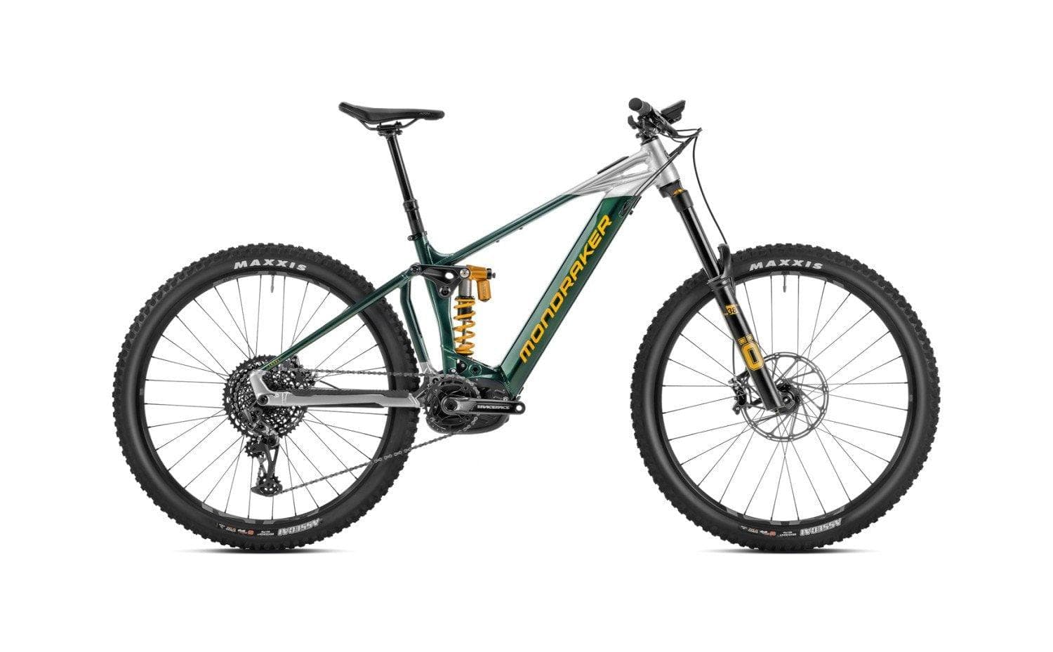 Mondraker Level XR Gloss Brits Groen / Zilver / Geel - Standard