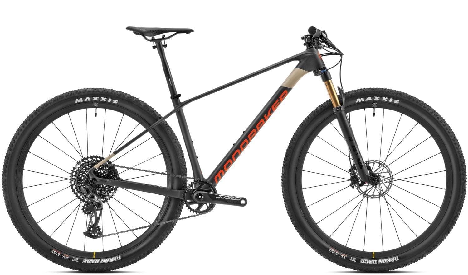 Mondraker Podium Carbon R 29 Matzilver Carbon / Woestijngrijs / Oranje - L