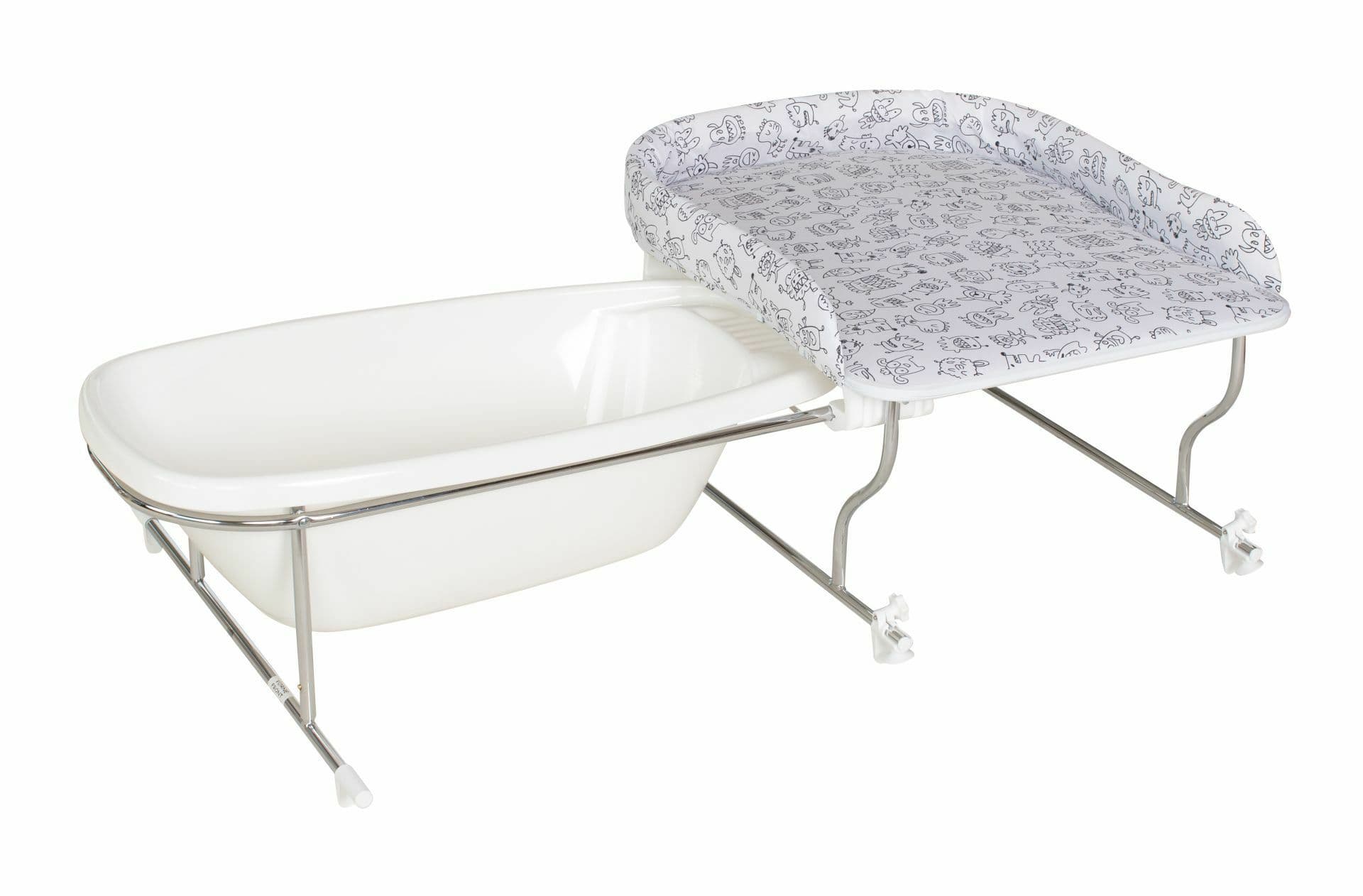 Geuther - Combiné baignoire-plan à langer Varix, monstres