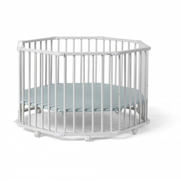 Geuther - Parc Octo-parc Plus gris clair, fond gris (107 x 107 cm)