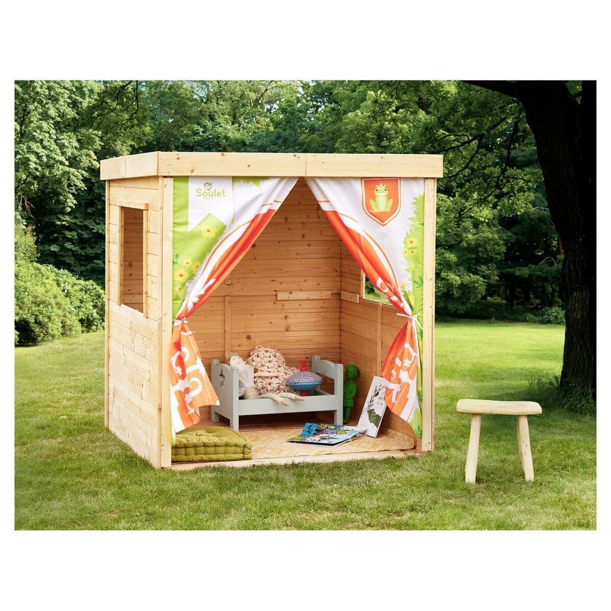 Soulet Maisonnette en bois et tissu - Princesse