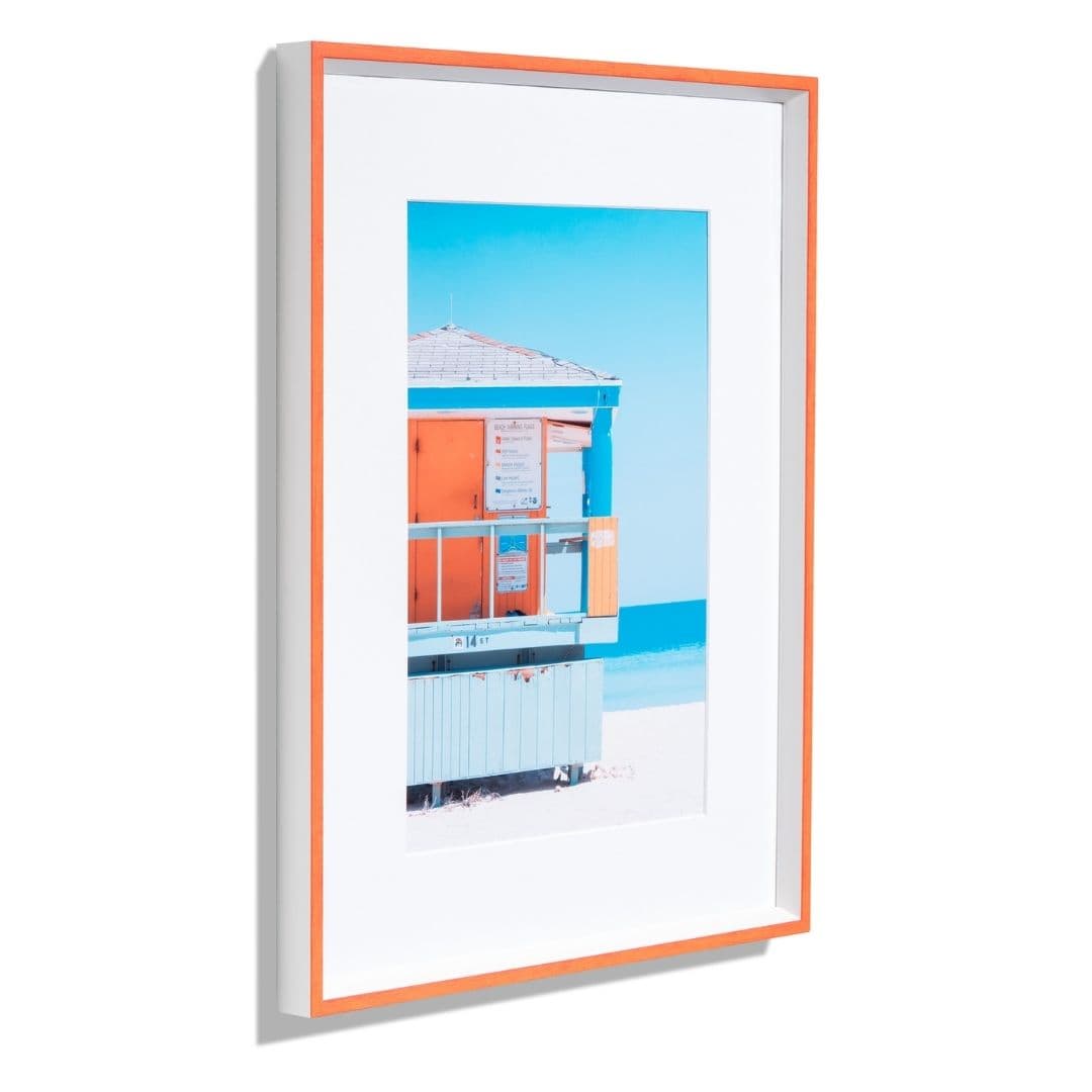 Cadre Jaune/Orange Mandarine 21x29.7cm