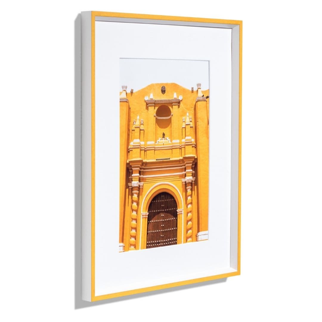 Cadre Jaune/Orange Citron 21x29.7cm