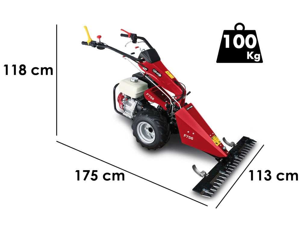 Ginko MGM FC 756 – Mehrzweckgerät Balkenmäher – Honda GX270