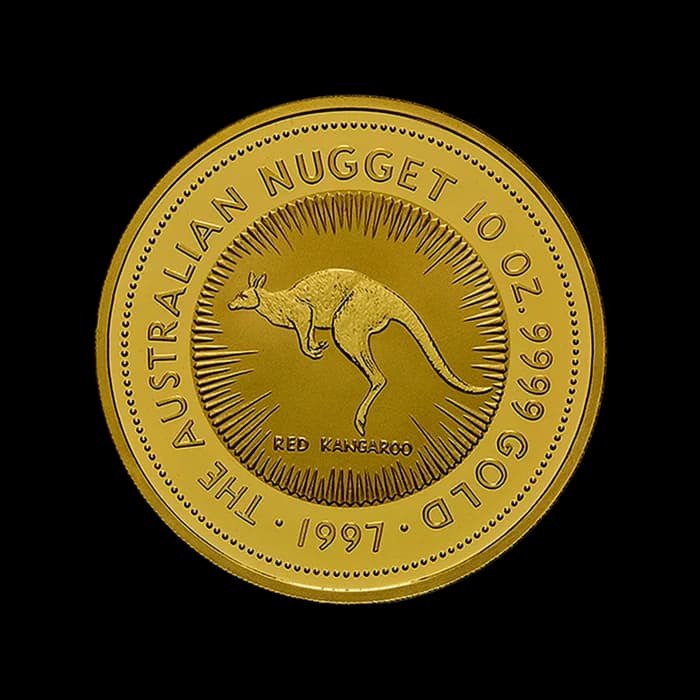 10 oz Australian Kangaroo Goldmünze – 1000 Dollars Australien verschiedene Jahrgänge