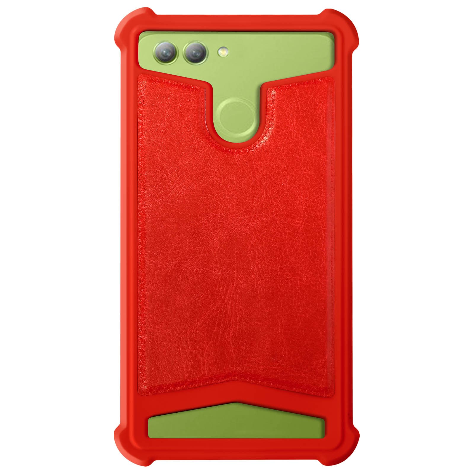Coque Moca antichocs façon Cuir Rouge