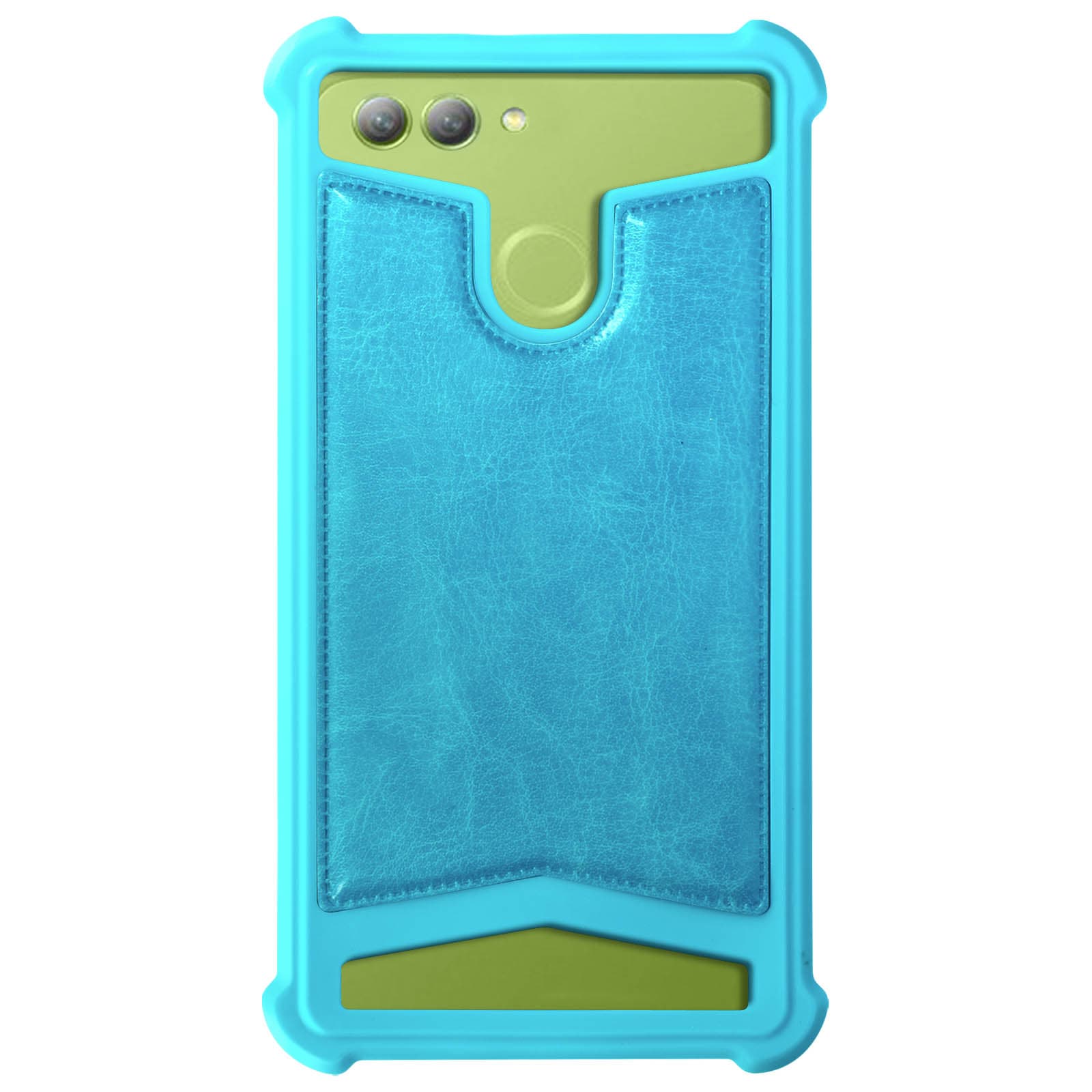 Coque antichoc façon Cuir Turquoise