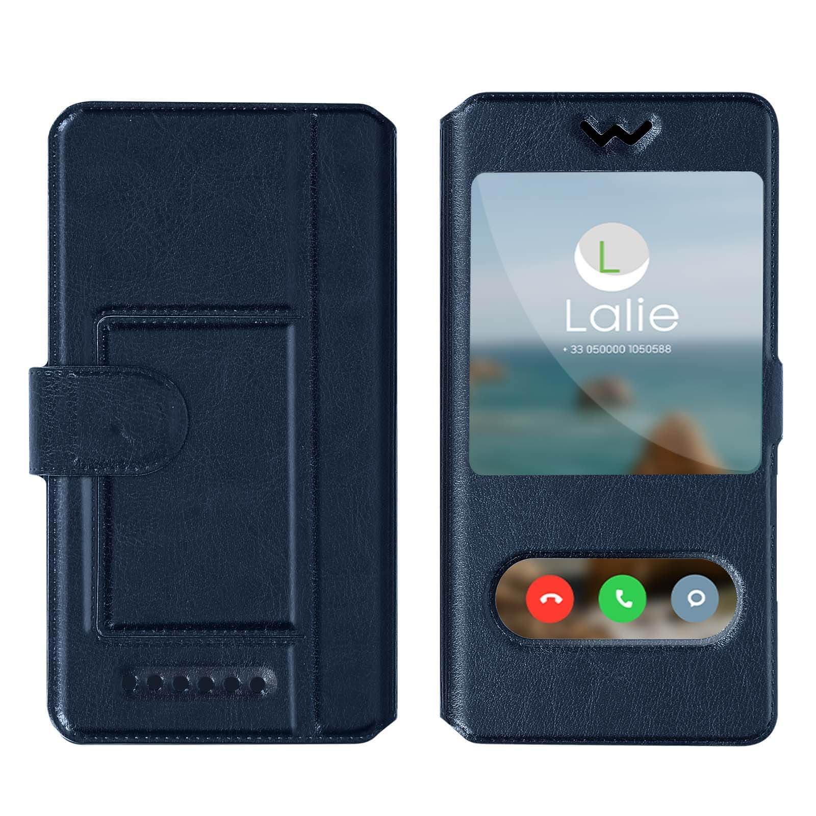 Housse Universel 2x FenĂŞtre Bleu XL