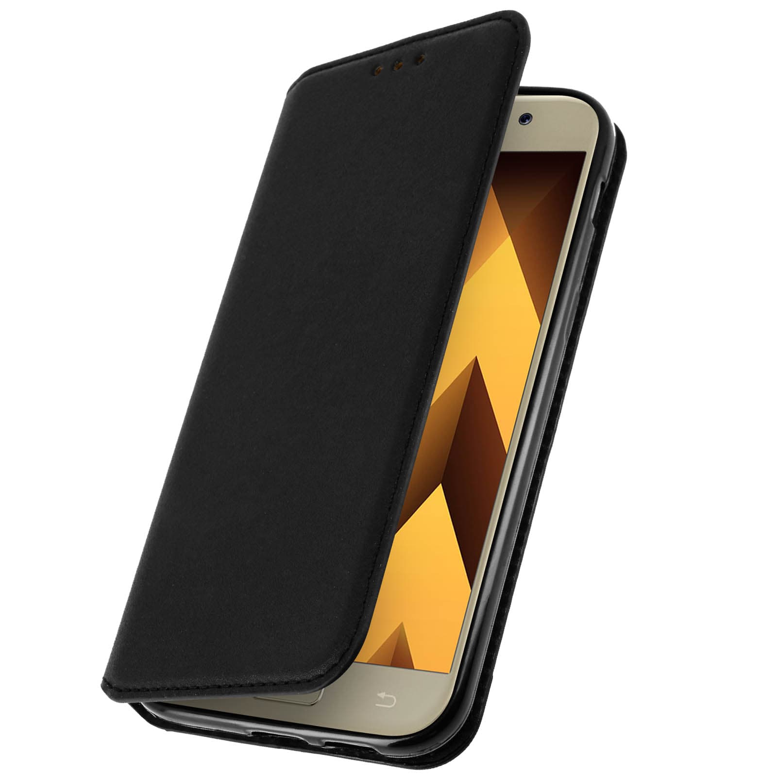 Étui folio Classic Noir Galaxy A3 2017